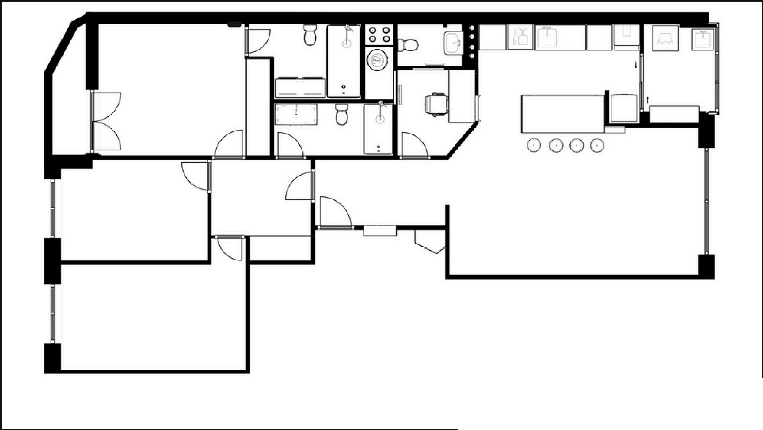 Planta T3+1 novo layout